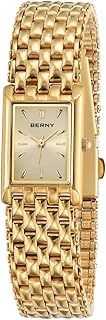 BERNY Gold Watches for Women Updated Ladies Quartz Wrist Watches Stainless Steel Band Womens Small Gold Watch Luxury Casual Fashion Bracelet Tools Included