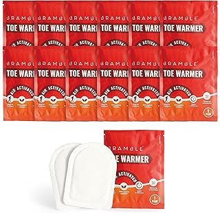 Bramble - Toe Foot Warmers, In Shoe, Boot Warmers - Suitable for Outdoor Activities, Hiking, Golf, Football Spectators, Lasts 8 Hours +