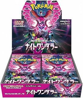 Night Wanderer Japanese Pokemon Booster Box (30 Packs) | Scarlet & Violet Set | Pokémon Trading Cards | 30 Booster Packs | TCYM Authenticated | Pokemon TCG Pack | Japanese Shrouded Fable |