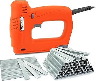 Tacwise 1703 140EL Pro Electric Staple/Brad Nail Gun Kit with 5,000 Staples & 2,000 Nails, Uses Type 140 Staples & Type 18G Nails, Orange