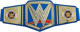 WWE HBX67​ Championship Title Belt Featuring Authentic Styling, Metallic Medallions, Leather-like Belt & Adjustable Feature that Fits Waists of Kids 8 and Up, Multicolor, 21.2 cm*4.0 cm*97.0 cm