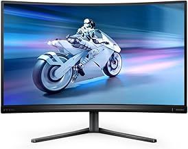 Philips Evnia 27M2C5500W - 27" QHD Curved Gaming Monitor, 240Hz, VA, 0.5ms, FreeSync premium pro, Low input Lag, Height adjust, HDR (2560 x 1440 @ 240Hz, 400 cd/m², HDMI 2.0 / DP 1.4 / USB 3.2)