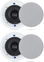6.5 Inch Ceiling Speakers, 160W 2-Way in Ceiling Speakers Perfect for kitchen, bathroom, living room - A Pair