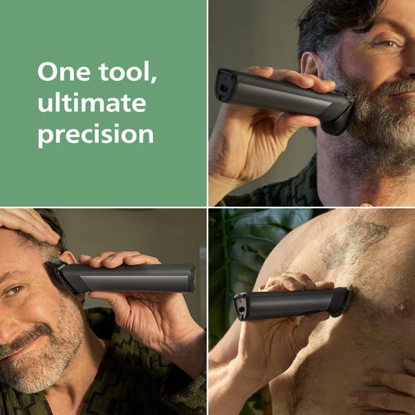 Philips Multigroom 7000 Series All-in-One 16-Piece Trimmer - Shaver and Clipper for Beard, Nose, Hair, and Body, Self-Sharpening Full Metal Blades, 21 Length Settings (0.5-16 mm), Model MG7931/15