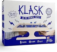 KLASK: The Magnetic Award-Winning Party Game of Skill - for Kids and Adults of All Ages That’s Half Foosball, Half Air Hockey