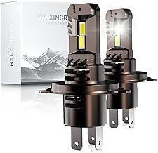 WAIXINGREN H4 Led Headlight Bulbs, 32000LM 6500K 600% Brighter, 120W H4 Headlight Bulbs Led with Fan, Halogen Replacement Bulb, Plug and Play Easy Installation, Pack of 2 (H4/9003/HB2)