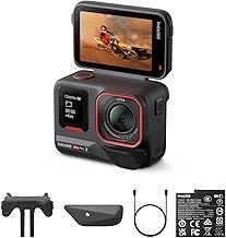 Insta360 Ace Pro 2 Dual Battery Bundle - 8K Waterproof Action Camera Co-Designed with Leica, 1/1.3" Sensor, Dual AI Chip, Low Light Quality, Advanced Audio, Flip Screen, AI Edition, Motorcycle