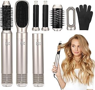 6 in 1 Hair Styler,1000w Dryer Brush Set,Hot Air Brush,Thermal Magic Styler, Styling Appliances, Straightening