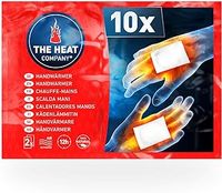 THE HEAT COMPANY Handwarmers - 10 or 40 Pairs - EXTRA WARM - Hand Heat Pads - 12 Hours Warm Hands - Instant Heat - Air Activated - Purely Natural