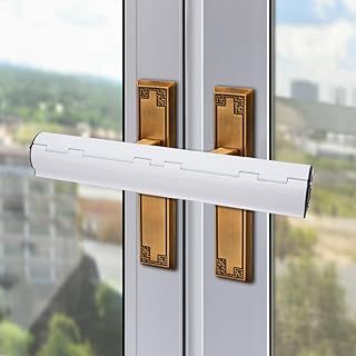 DAJASD Patio Door Security Lock, Professional French Door Security Lock, Easy Install, Extra Security Door Handle Lock for French Double Doors, Conservatory Doors
