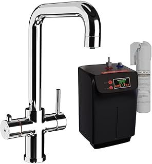 3 in 1 Instant Boiling Hot Water Dispenser Kitchen Sink Mixer Tap with Tank & Filter (Chrome)