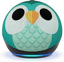 Echo Dot Kids (Newest gen) | Wi-Fi and Bluetooth smart speaker with Alexa | With 1 year of Amazon Kids+ content | Owl