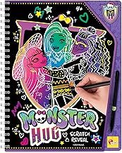 Lisciani - MONSTER HIGH - Monster High Scratch Book - Monster Hug - For Children From 4 Years - Scratch Discovery - 44 Pages - Includes Scratch Pen - Multicoloured, Gold & Glitter