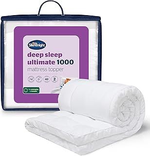 Silentnight Ultimate Deep Sleep Small Double Mattress Topper - Extra Thick Deep Luxury Mattress Enhancer Pad Protector Bed Topper Providing Ultimate Comfort - Small Double - 190 x 120cm