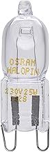 2X OSRAM OVEN HALOPIN 25W G9 HALOGEN CAPSULE BULB,Warm White 2700K, 230//240V