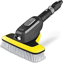 Kärcher WB 7 Plus 3-in-1 Corded Electric Wash Brush, 3 Functions: Foam Jet, High-Pressure Flat Spray Nozzle, Soft Brush, Original Accessory for Kärcher Pressure Washer K 2-K 7