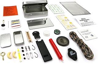 Mini Survival Tin - Pocket-sized tin, loaded with an impressive amount of outdoor survival essentials. UK-made.