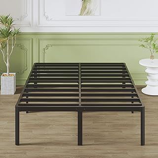 High King Size Bed Frame 5ft With Rounded Corner Legs, Heavy Duty Metal, 46 cm High, Noise Free, Easy Assembly