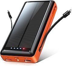 Newest 56800mAh 65W Portable Power Bank Battery Pack, 7 Charging Ports USB-C Fast Charging Phone Charger, Outdoor Solar Charger with LED Display&Flashlight, for indoor/outdoor