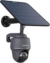 Reolink 4K/8MP 4G Camera, Solar-powered Security Camera Outdoor with Colour Night Vision, No WiFi Security Camera, Pet/Person/Vehicle Detection, Outdoor Camera Wireless, Go PT Ultra-G + Solar Panel