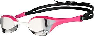 arena Cobra Ultra Swipe Mirror Unisex Adult Racing Swimming Goggles, Swimming Pool Goggles with Curved Mirror Lenses, Anti-Fog, UV Protection, 5 Interchangeable Nose Bridges