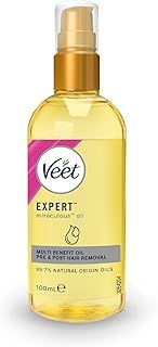 Veet Miraculous Pre and Post Removal Hair Oil, 100 ml, (Pack of 1)