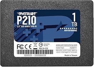 Patriot P210 SATA 3 1TB SSD 2.5 Inch Internal Solid State Drive - P210S1TB25