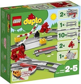 Lego Duplo Standard Gauge Track, 23 pieces (Red)