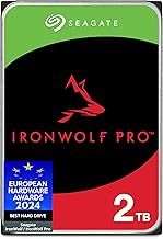 Seagate IronWolf Pro 20TB, Enterprise Internal NAS HDD, CMR 3.5 Inch, SATA 6GB/s, 7.200 RPM, 256MB Cache for RAID NAS, Rescue Services - Frustration Free Packaging (ST20000NTZ01)