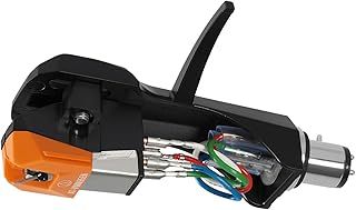Audio Technica AT-VM95EN/H Headshell/Dual Moving Magnet Cartridge (Black/Orange)