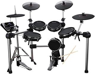 Carlsbro CSD600 Electric Drum Set with Quiet Mesh Electronic Pads - 9 Piece Kit inc Cymbals, Digital USB MIDI