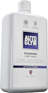 Autoglym Foaming Car Wash, 1 Litre - High Foaming Car Shampoo For All Bodyworks - pH Neutral, Up to 50 Washes and Wax Safe Formula for Cleaning Car Exterior - Concentrated Car Wash Soap
