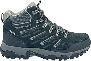 Karrimor Mens Mount Mid Suede Boots Lace Up Breathable Waterproof