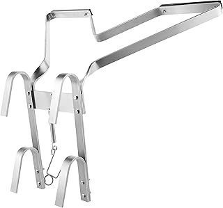 Trintion Ladder Stand Off V-Shaped Downpipe Universal Aluminium Ladder Lightweight Accessory Fits Extension and Combination Ladders Rubber Bumper Helps Stop Slipping Easy Use