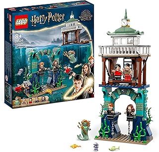 LEGO Harry Potter Triwizard Tournament: The Black Lake, Goblet of Fire Building Toy Playset for Kids, Boys & Girls with Boat Model and 5 Minifigures 76420