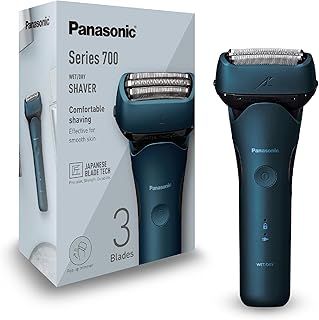 Panasonic ES-ALT4B 3-Blade Wet and Dry Electric Shaver for Men, Rechargeable, Skin Comfort Sensor, Multi-Flex 12D Head - Minimize The 5 o’Clock Shadow