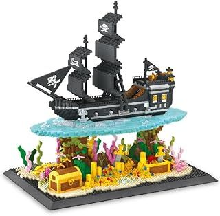 Etarnfly Pirates Ship Building Blocks Set-Micro Mini Bricks Kit Toy, MOC Model Gift for Adults and Kids Age 8 Plus Years Old(4059 Pcs)