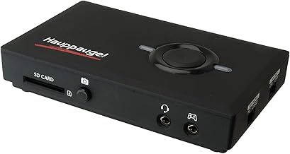 HAUPPAUGE HD PVR Pro 60 4K in/Out 1080P 60fps Capture and Streaming PC Connected and Stand Alone 1684, Black