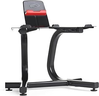Bowflex Dumbbell stand with media rack