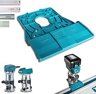Professional Guide Rail Adapter for Makita DRT50 / RT0700C / RT0702C / RT0700 for Makita / Bosch / Festool / Mafell Guide Rail Router Edge Milling Adapter