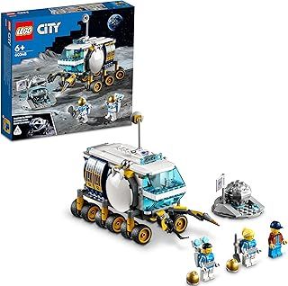 LEGO City Lunar Roving Vehicle 60348 Building Kit; Space Toy for Kids Aged 6 and Up; Includes a Planet Rover, Moon Meteorite Setting and 3 Astronaut Minifigures with Accessories (275 Pieces)