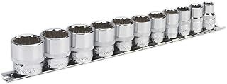 Sealey Ak2672 Socket Set 11Pc 3/8Sq Drive 12Pt Walldrive Imperial