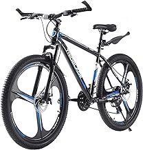 LSLIFE 26 27.5 Inch Mountain Bike, 21-Speed Mountain Bicycle Mens Boys Bike Disc Brakes 3 Spoke Wheels with Shock Absorber
