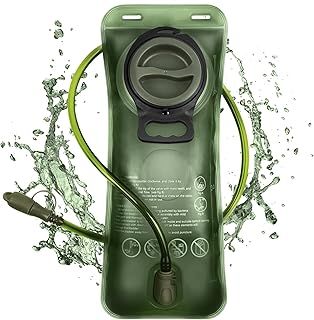 flintronic Hydration Bladder, 2L Leak Proof Water Bladder, BPA Free Water Reservoir with Insulated Tube, Hydration Pack Replacement for Outdoor Hiking Camping Cycling