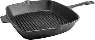 Cast Iron Griddle Skillet Pan – for Pizza Ovens, Hobs and Ovens - Perfect for Steaks, Veggies and More