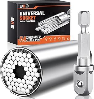 BIIB Gifts for Men, Gadgets for Men, Universal Socket Wrench, Mens Gifts for Dad Gifts for Men Who Have Everything, Birthday Gifts for Him, Christmas Stocking Fillers, Hand Tools, Father s Day Gifts