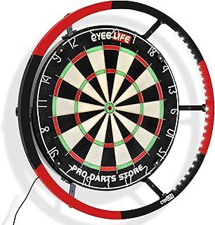 CyeeLife Dartboard Lighting System with 2 Colours For Steel Dartboard,360 Degrees 6 Parts Colorful Light