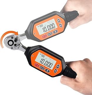 Mini Digital Torque Wrench, 1/4-inch Drive with Buzzer & LED, (2.65-88.5 inch pound/0.