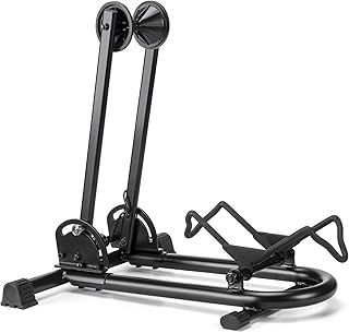 CXWXC Bicycle Stand Floor for Your Garage, Home or Bicycle Shop, Foldable Bicycle Display Stand for Mountain and Road Bikes