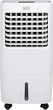BLACK+DECKER, BXAC65007GB, 15L Portable 2-in-1 Air Cooler, 3 Modes, 3 Speed Settings, LED Display, 8 Hour Timer, Remote Control, 65W, White